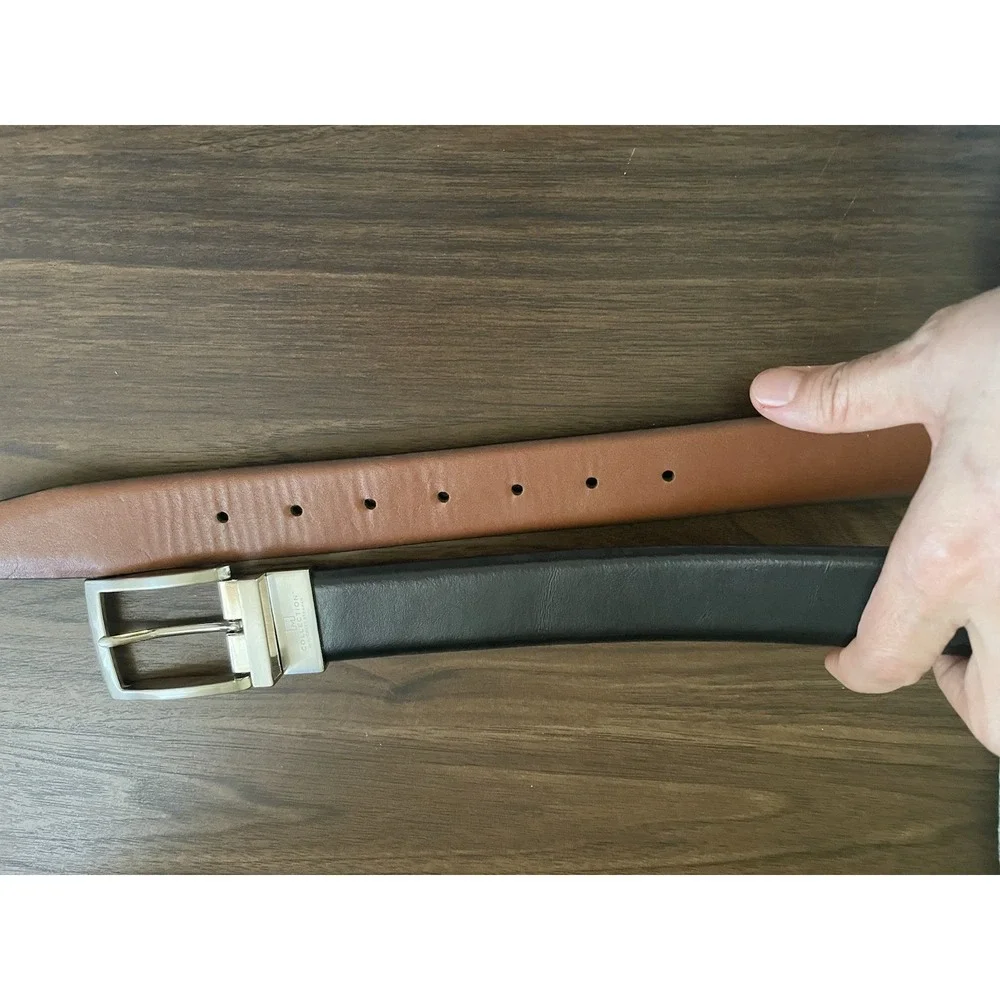 Collection By Michael Strahan Mens Reversible Belt Small 30-32